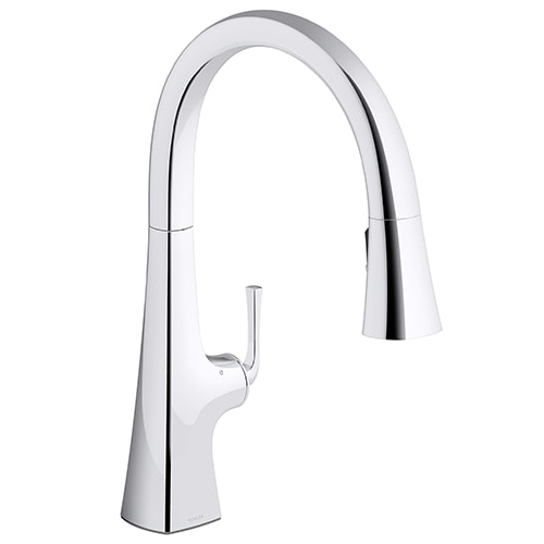 Kohler K-22068-CP Graze Touchless Kitchen Sink Faucet