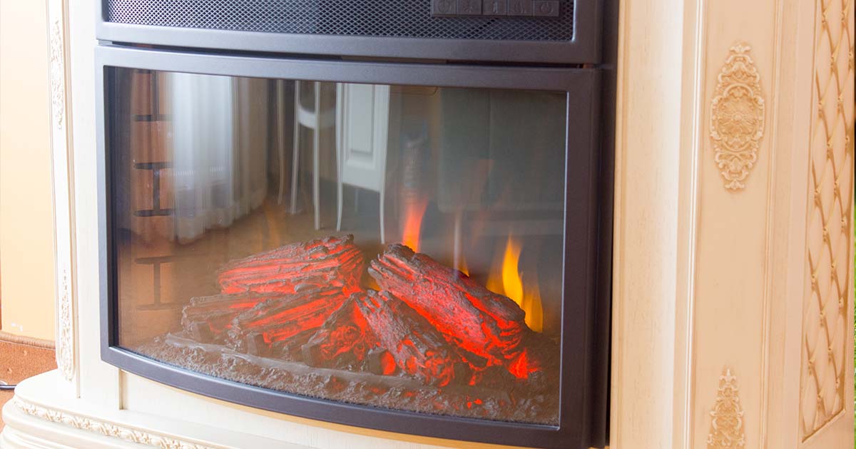 electric fireplace are safer than open-flame fireplace
