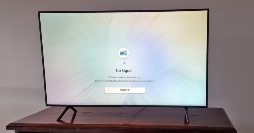 TV with no signal